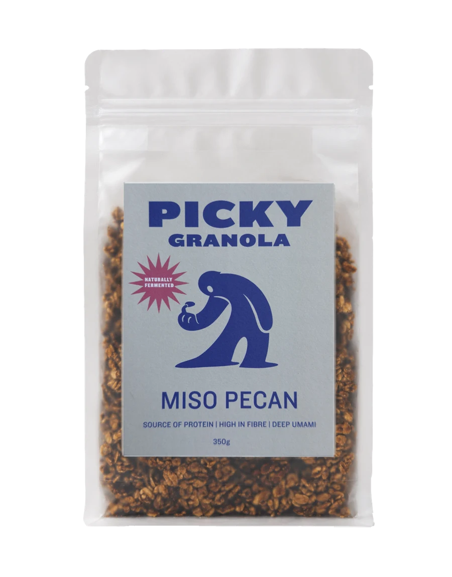 Picky Miso Pecan Granola, 350g pouch